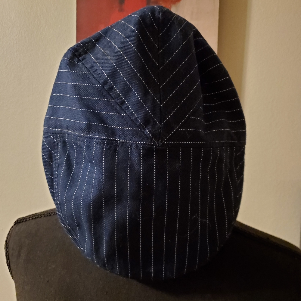 D&Y Striped Newsboy Cap OS